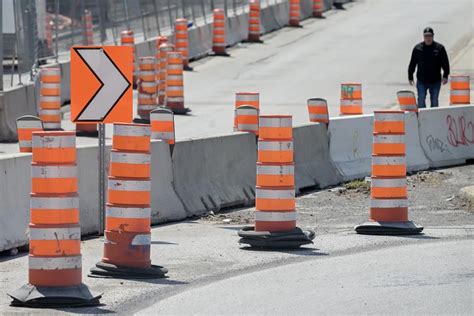 Cones of shame: Montreal officials vow to cut down ubiquitous construction cones